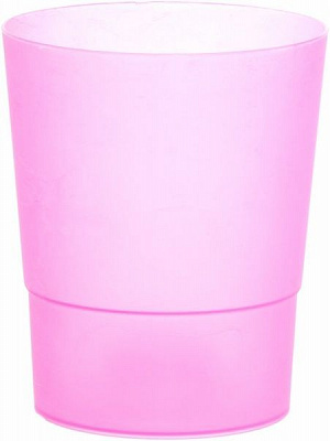 Кашпо пластиковое Prosperplast COUBI прозрачный 12,5 см 15478 круглый (15478) 