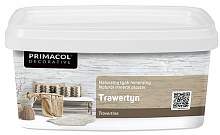 Структурна штукатурка моделювальна PRIMACOL DECORATIVE Trawertyn 12 кг білий