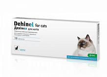 Таблетки протигельмінтні KRKA Дехінел для котів 159009