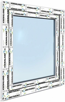 Окно поворотно-откидное VIKNALAND В 58 1000x1000 мм правое 