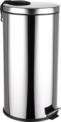 Ведро с крышкой EforMetal для мусора с педалью 40 л 