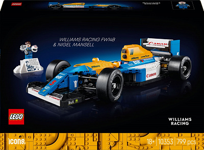 Конструктор LEGO Icons Williams Racing FW14B и Найджел Мэнселл 10353