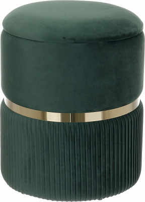 Сундук-пуф Bernard зеленый 31,5х31,5х38 см 