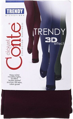 Колготки женские Conte TRENDY 150 den marsala р. 4 марсала 