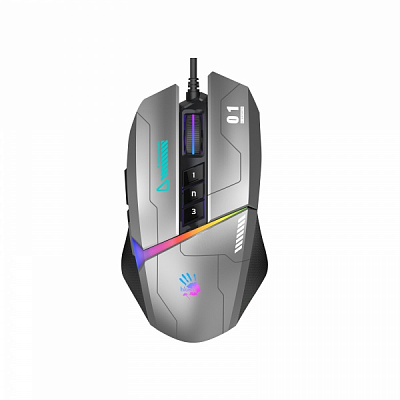 Миша A4Tech W60 Max Bloody (Gun Grey) Activated RGB 10000 CPI