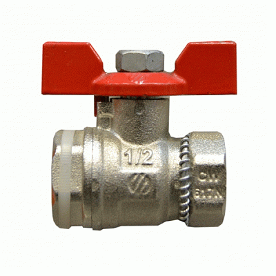 Кран шаровой Arco Кран 1/2 ВВ бабочка-SENA