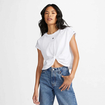 Футболка Converse WORDMARK TWIST TEE 10024546-102 р.S белый