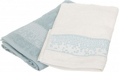 Набор полотенец Jazz 2 шт. кремово-бирюзовый Homeline 