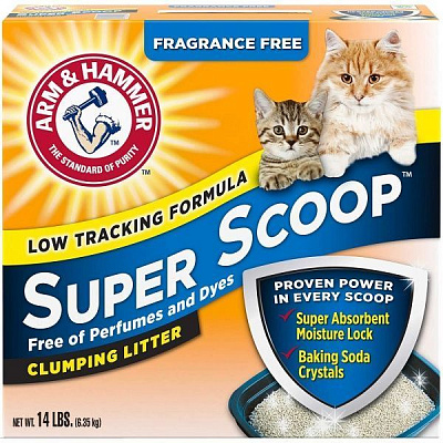 Наповнювач для котячого туалету Arm&Hammer Super Scoop без аромату 6,35 кг