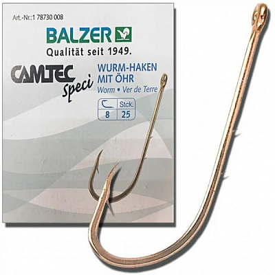 Крючок Balzer Worm №2 25 шт.
