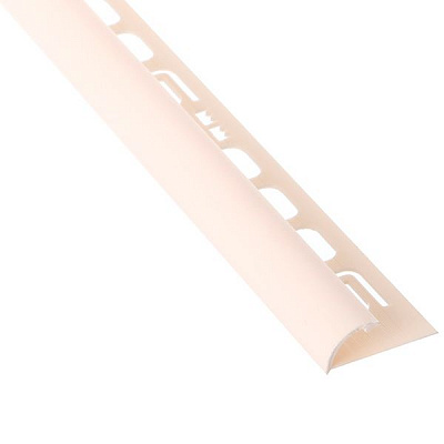 Кутник для плитки Salag зовнішній 05 ПВХ 9 мм 2,5м слонова кістка