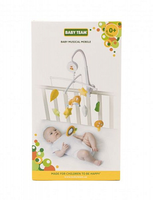 Мини-мобиль для коляски Baby Team музыкальный 8561