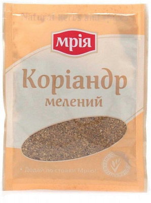 Коріандр ТМ Мрія мелений 20г 4820154830201