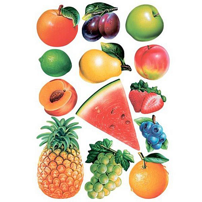 Декоративная наклейка Ассорти фруктов