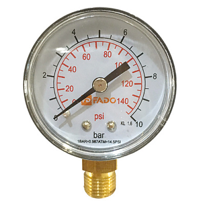 Манометр вертикальный FADO S.r.l Д50 1/4