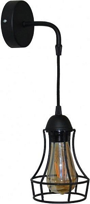 Бра Геотон НББ 02-60 979 ЛС 0529 БВП 1x60 Вт E27 черный 48010 