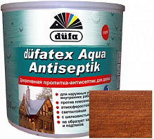 Пропитка Dufa Пропитка Dufa dufatex Aqua Antiseptik шелковистый глянец каштан 0,75 л (50210574) каштан шелковистый глянец 0,75 л
