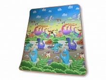 Розвиваючий килимок Ланор бебі мат (150x180x1 см) Динозаври/Алфавіт