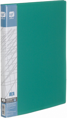 Папка A4 з боковим притиском Clip B зелений UP! (Underprice)