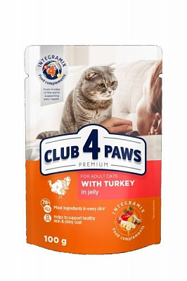 Корм Club 4 Paws для взрослых кошек 