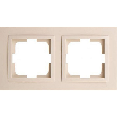 Рамка двухместная Mono Despina универсальная кремовый 102-170000-161