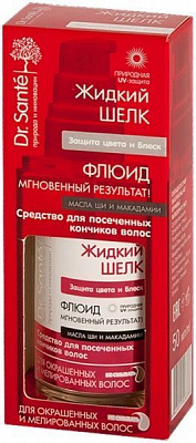 Флюїд Dr. Sante Рідкий шовк Захист кольору і блиск 50 мл