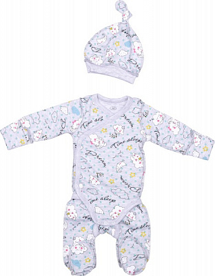 Комбінезон унісекс Фламінго р.56 меланж 433-005