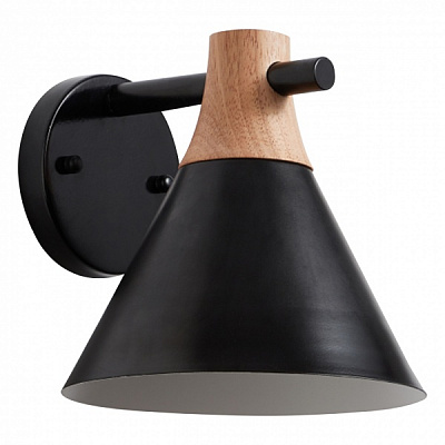 Бра Hopfen LOFT CN 1x40 Вт Е27 чорний