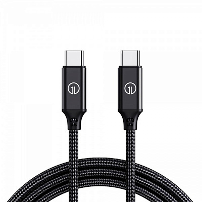 Кабель OneLounge 1Power USB-C to USB-C 100W 2 м black (14124)