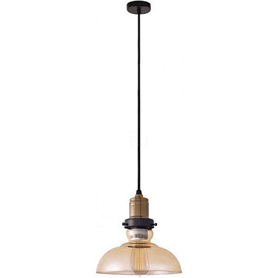 Подвес Vesta Light Loft Glass 1x60 Вт E27 53331 амбре 