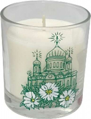 Свеча ароматическая VIVAT 75x85 мм Церковь Pako-If
