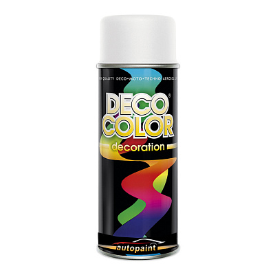 Фарба аерозольна RAL 9010 білий мат DecoColor 400 мл