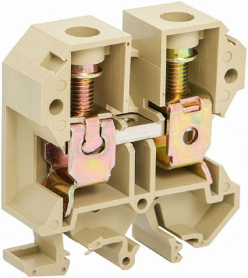 Колодка клемна набірна E.NEXT e.tc.din.pro.35 на DIN-рейку 35 кв.мм сірий