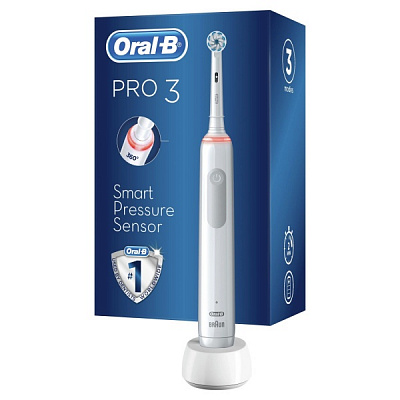 Электрическая зубная щетка Oral-B Pro 3 - 3000 D505.513.3 White
