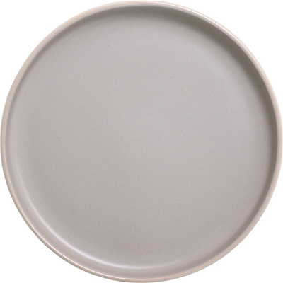 Тарелка обеденная Bella Vita Valley 21 см серая