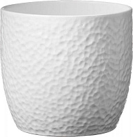Кашпо керамическое Soendgen BOSTON круглый белый (4006063302019) 