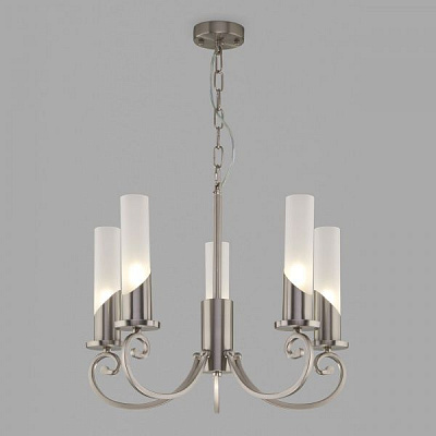 Люстра підвісна Strotskis Banci 60117/5 5x60 Вт E14 нікель