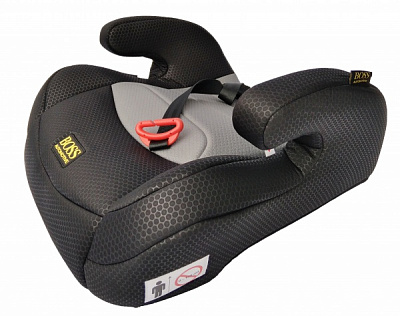 Автокресло-бустер BABY CAR SEAT HB608 черно-серый black/grey