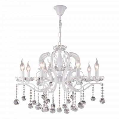 Люстра підвісна Strotskis Brezza 8x60 Вт E14 білий 10107/8 (білий)