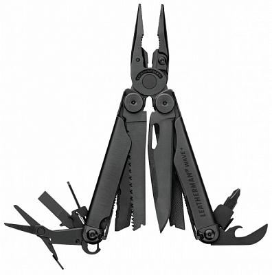 Мультитул Leatherman Wave Plus Black, 17 інструментів 832526