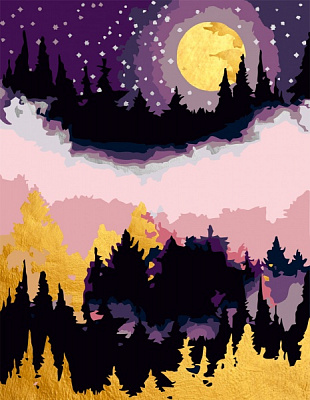 Картина по номерам Казковий пейзаж 2 35x45 см Rosa Start 