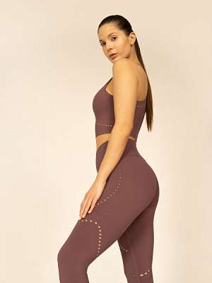 Лосины 4F TIGHTS FNK 4FAW22TFTIF084-80S р.M коричневый