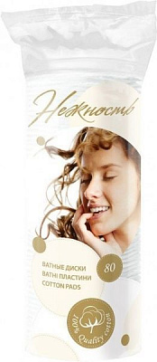Ватные диски Нежность 80 шт.