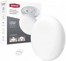 Світильник світлодіодний Maxus SP Surface Circle 36 Вт білий матовий 4100 К 1-MSP-3641-CS 