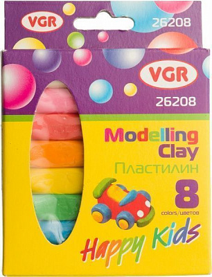 Пластилин 8 цветов 26208