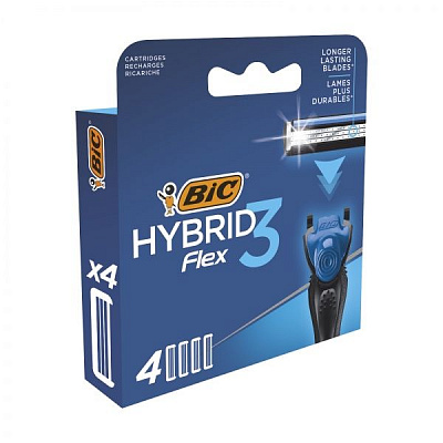 Сменный картридж BIC Flex Hybrid 3 4 шт.