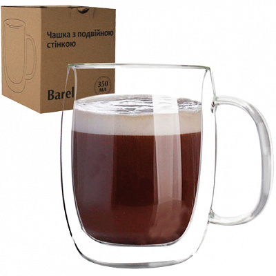 Чашка с двойной стенкой 350 мл Barel 201-8 S&T