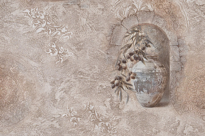 Обои виниловые на бумажной основе Славянские обои Expromt Греция 9136-05 0,53x10,05 м