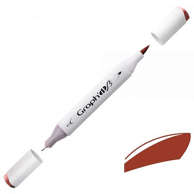 Маркер двусторонний Graph'it GI83180 какао 