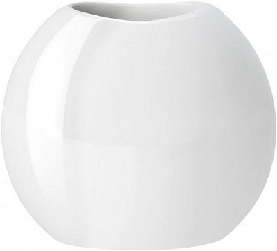 Ваза керамическая белая Moon 24х25х9 см ASA